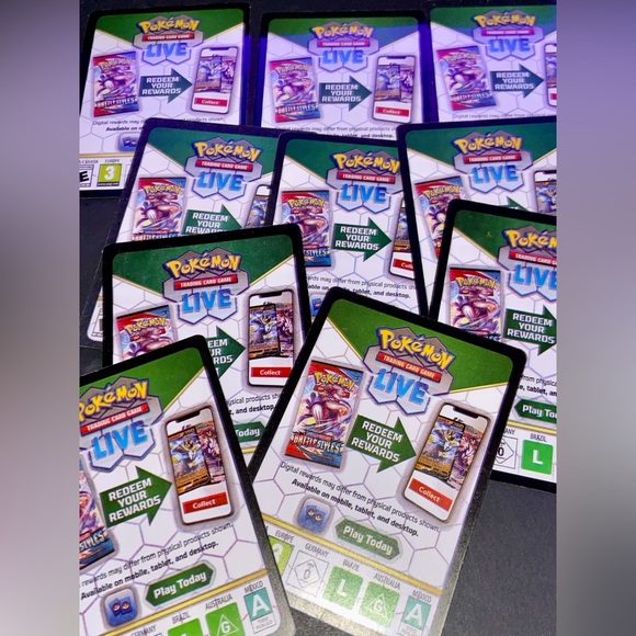 Pokémon TCG Live Code Cards (10) *Unused* - Scarlet & Violet - Picture 1 of 1